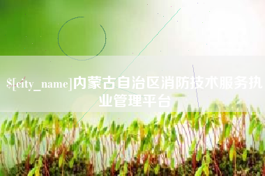 唐山内蒙古自治区消防技术服务执业管理平台