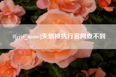 唐山失信被执行官网查不到