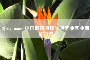 唐山中国消防救援学院毕业就业前景如何