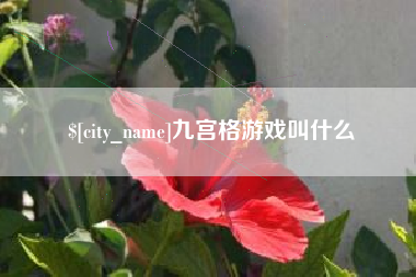 唐山九宫格游戏叫什么