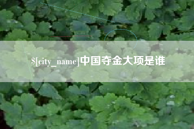 唐山中国夺金大项是谁