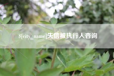 唐山失信被执行人杳询