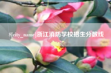 唐山浙江消防学校招生分数线
