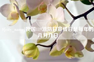 唐山我国119消防日宣传日是每年的几月几日