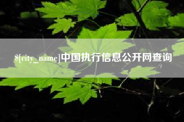 唐山中国执行信息公开网查询