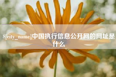 唐山中国执行信息公开网的网址是什么