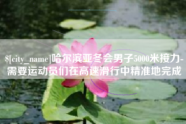 唐山哈尔滨亚冬会男子5000米接力-需要运动员们在高速滑行中精准地完成