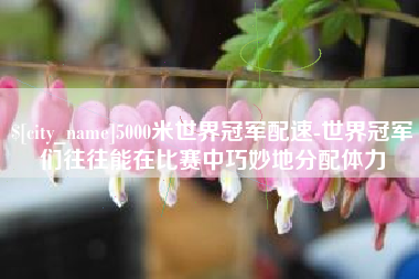 唐山5000米世界冠军配速-世界冠军们往往能在比赛中巧妙地分配体力