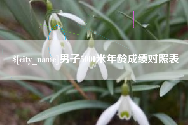 唐山男子5000米年龄成绩对照表