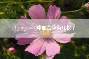 唐山中国金牌有几枚了