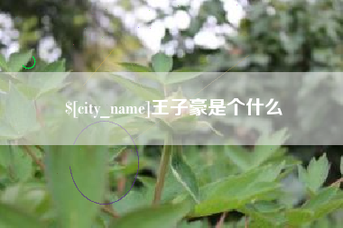 唐山王子豪是个什么